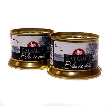 Bloc de Foie de Pato Katealde 130g (98% de Foie)