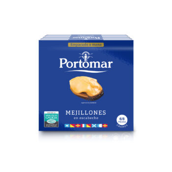 Mejillones Grandes en Escabeche de las Rías Gallegas 6-8 und Portomar