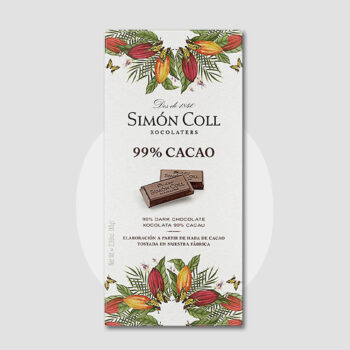 Tableta de Chocolate 99% Cacao 85g