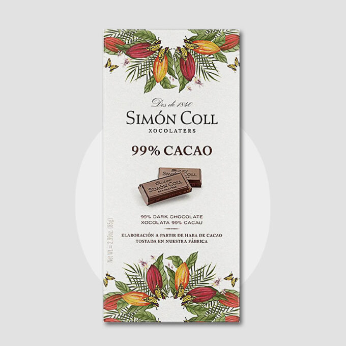 Tableta de Chocolate 99% Cacao 85g