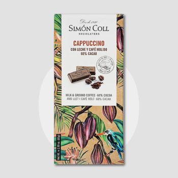 Tableta Chocolate con Leche 60% Cacao y Café
