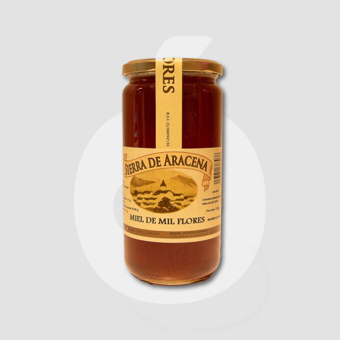 Miel Pura Mil Flores de Abejas Sierra de Aracena 1Kg