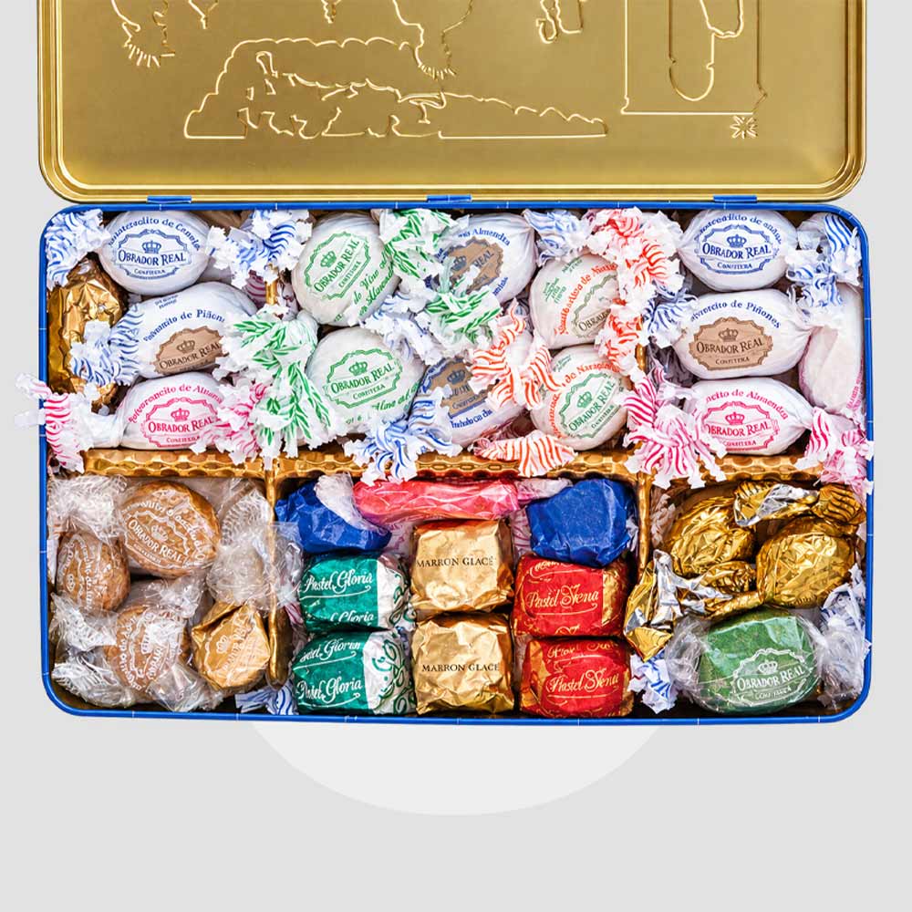 Lata Surtida Merienda de Navidad 1,2 kg – Obrador Real - Imagen 2